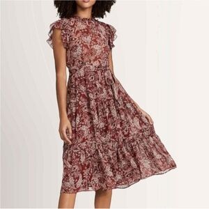 NWOT Moon River Paisley Midi Dress